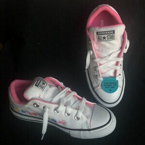 Converse Chuck Taylor All Star Street Embroidered Little Girl Shoes